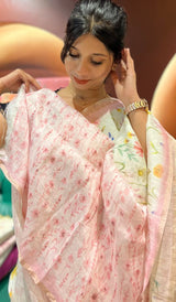 LINEN SAREE 20122545