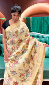 LINEN SAREE 30122512