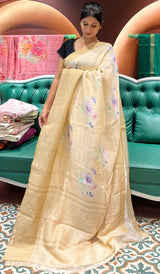 LINEN SAREE 30122516
