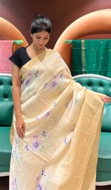 LINEN SAREE 30122516