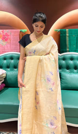 LINEN SAREE 30122516