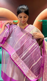 PURE TISSUE SAREE 07122575