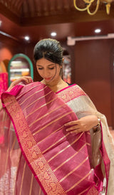PURE TISSUE SAREE 17122533