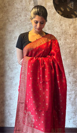 SEMI TUSSAR SILK SAREE 08042529