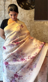 ORGANZA SAREE 1201261