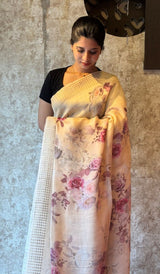 ORGANZA SAREE 1201261