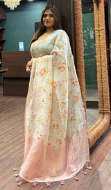 LINEN SAREE 20122547