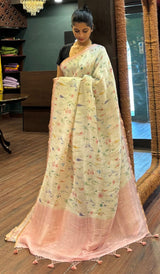 LINEN SAREE 20122548
