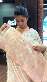 LINEN SAREE 20122548