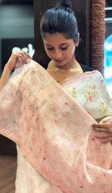LINEN SAREE 20122543