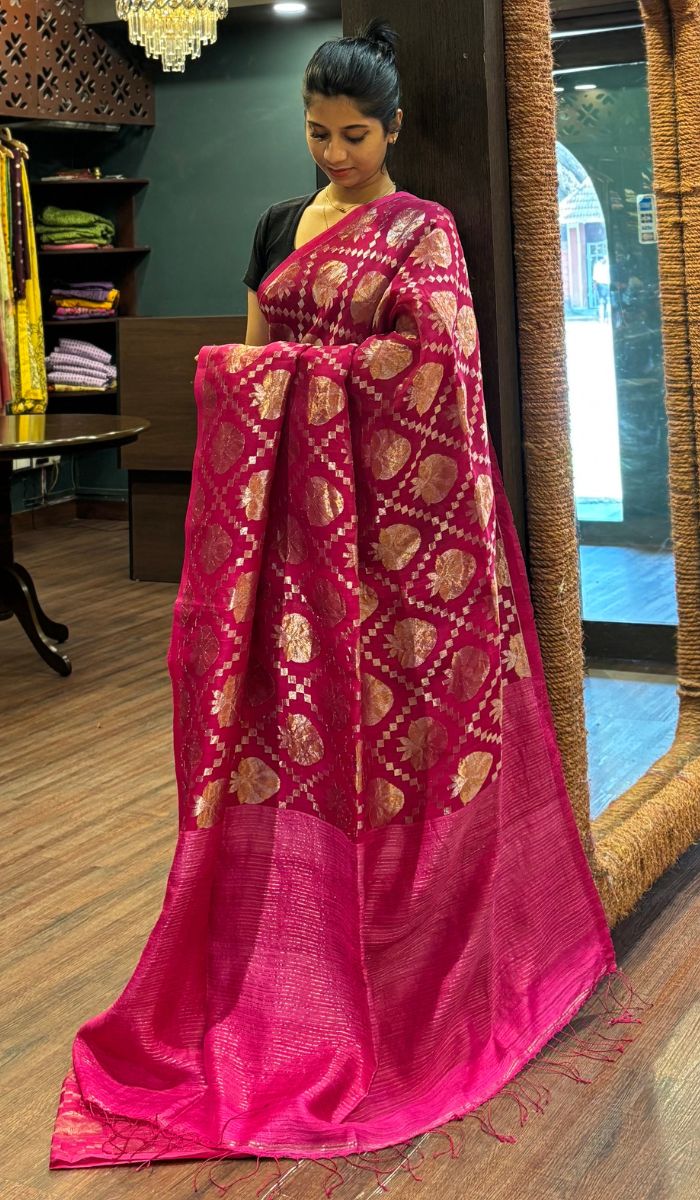 MUTKA TUSSAR SAREE 12012610 – Ashima