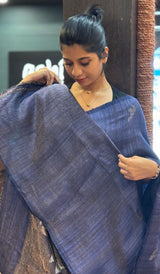 TISSUE MATKA TUSSAR SAREE 1201265