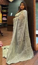 ORGANZA SAREE 21012615