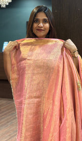 TISSUE LINEN SAREE 21012645