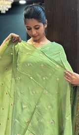 MUL CHANDERI SAREE 200126103