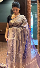 TISSUE ORGANZA SAREE 23102644