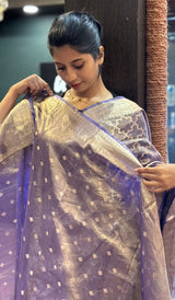 TISSUE ORGANZA SAREE 23102644
