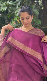 SEMI TUSSAR SILK SAREE 20072519