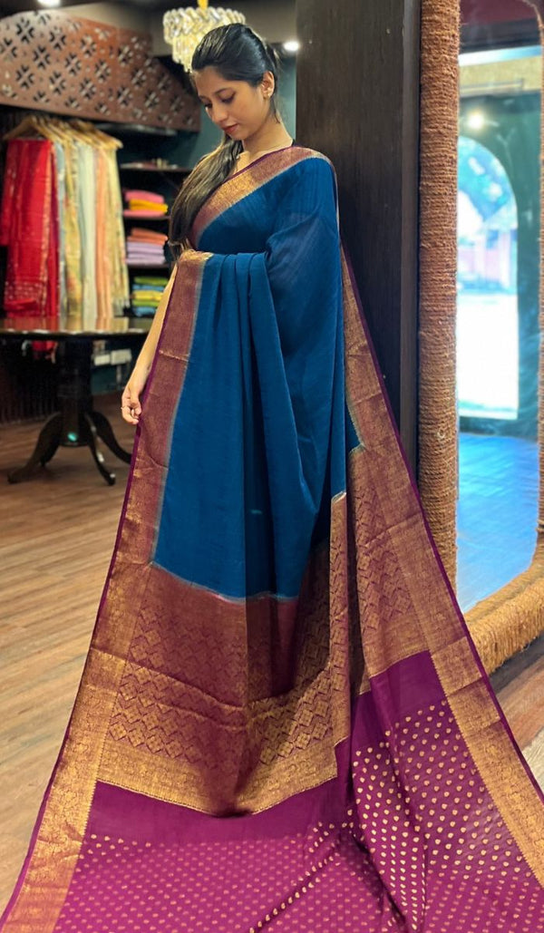 SEMI GEORGETTE SAREE 090425113