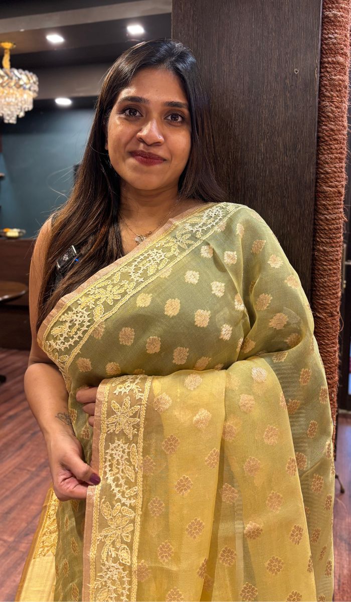 ORGANZA SAREE 1605252