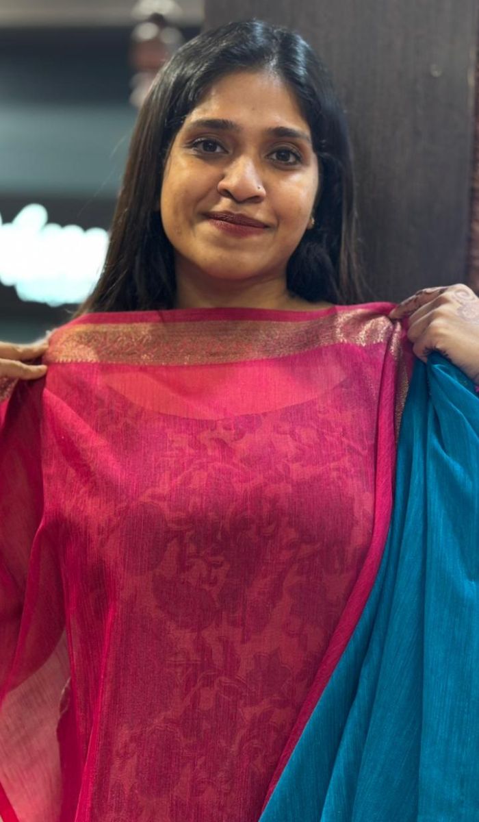 SEMI LINEN SAREE 06122539