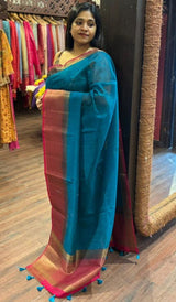 SEMI LINEN SAREE 06122539