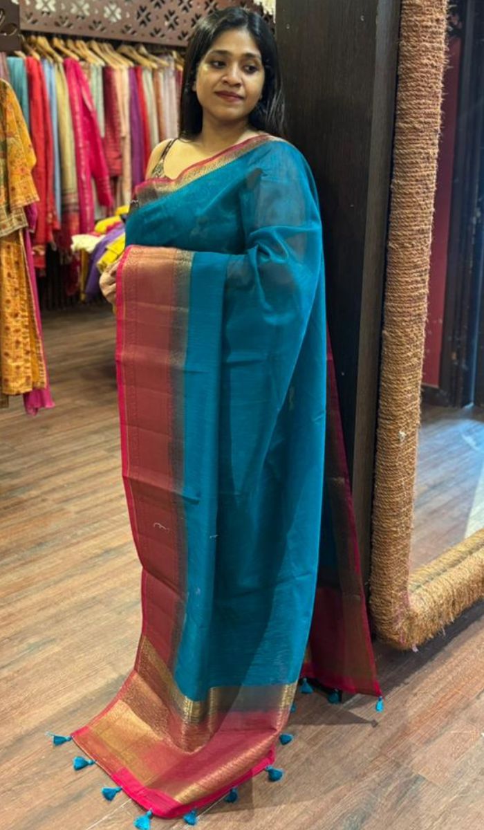 SEMI LINEN SAREE 06122539