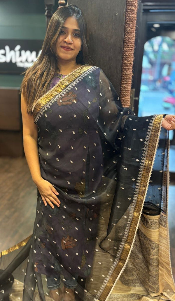 ORGANZA SAREE 24122429