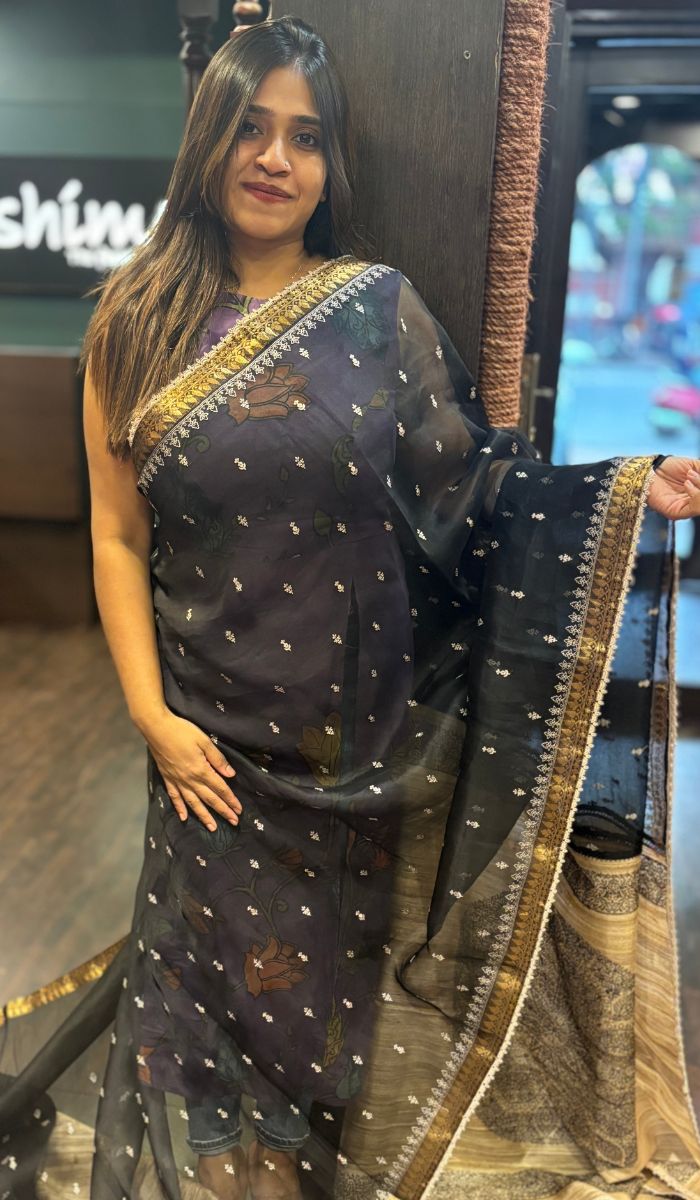 ORGANZA SAREE 24122429