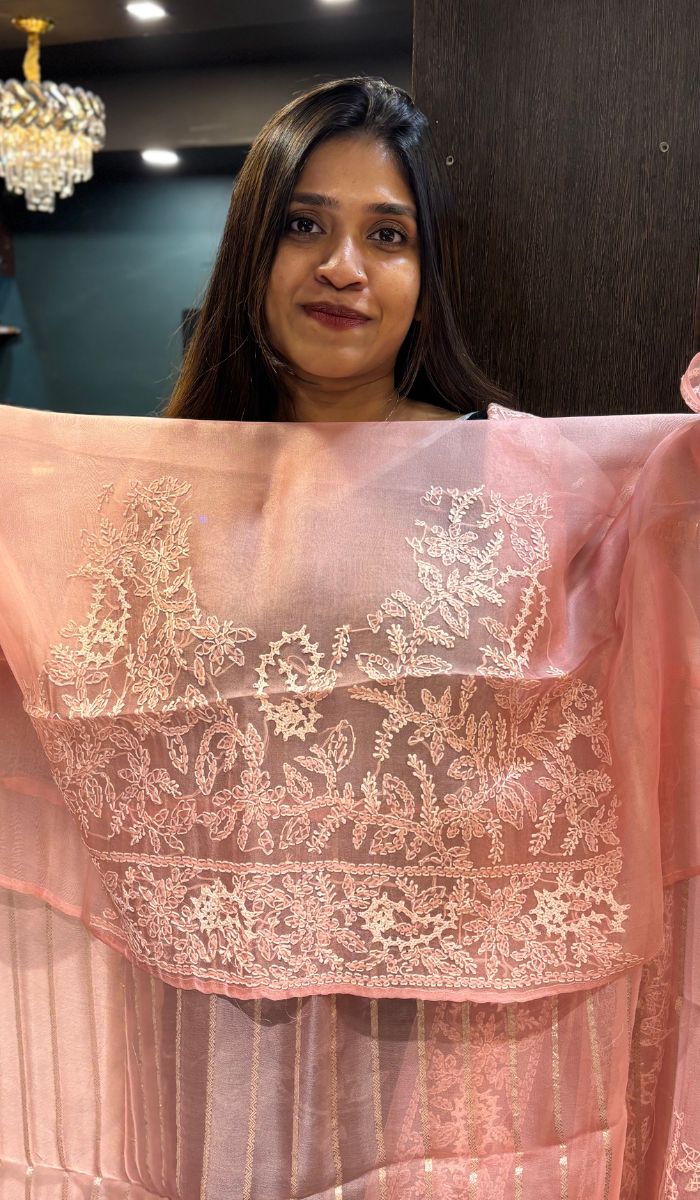 ORGANZA SAREE 1605256