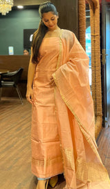 TUSSAR SILK UNSTITCHED SALWAR 3005244