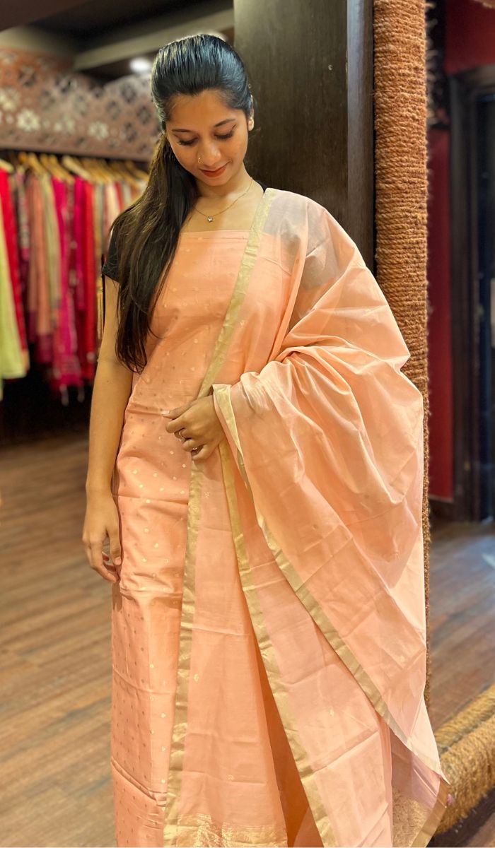 TUSSAR SILK UNSTITCHED SALWAR 3005244