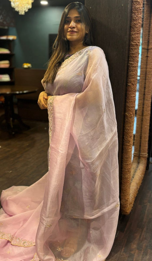 ORGANZA SAREE 0211242