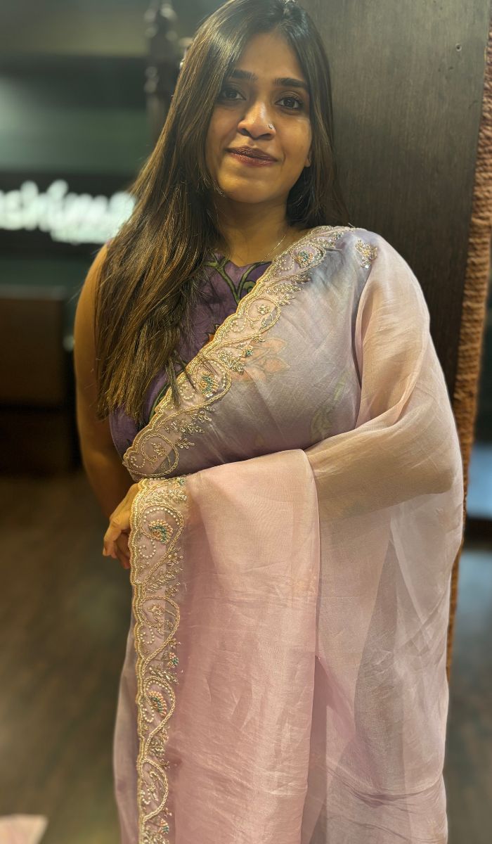 ORGANZA SAREE 0211242
