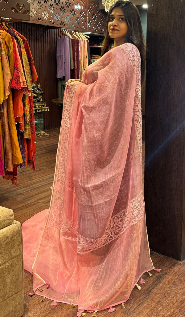 ORGANZA SAREE 220525121