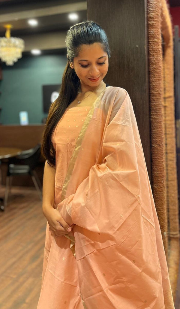 TUSSAR SILK UNSTITCHED SALWAR 3005249