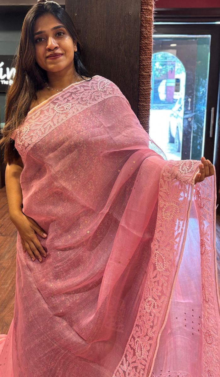 ORGANZA SAREE 220525121