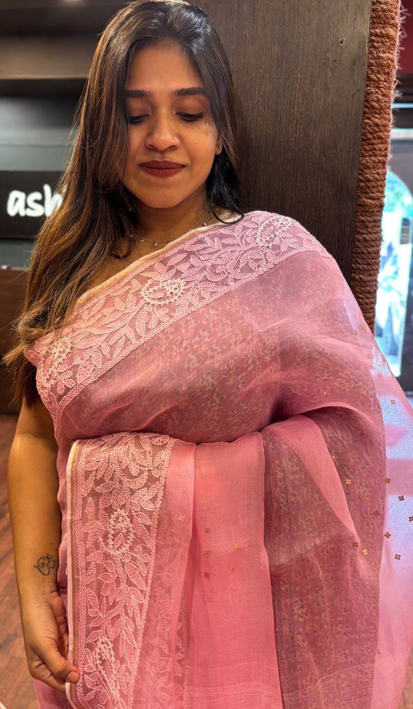 ORGANZA SAREE 220525121