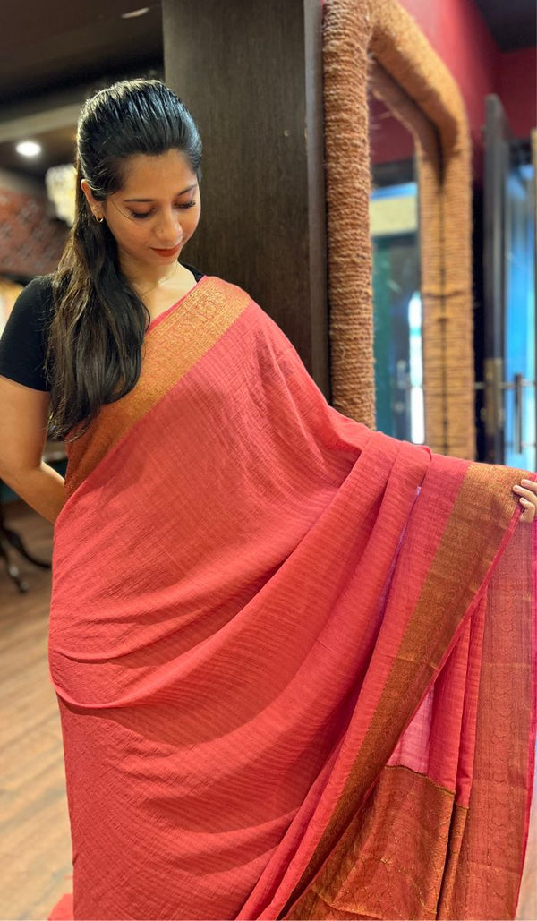 SEMI GEORGETTE SAREE 0410241