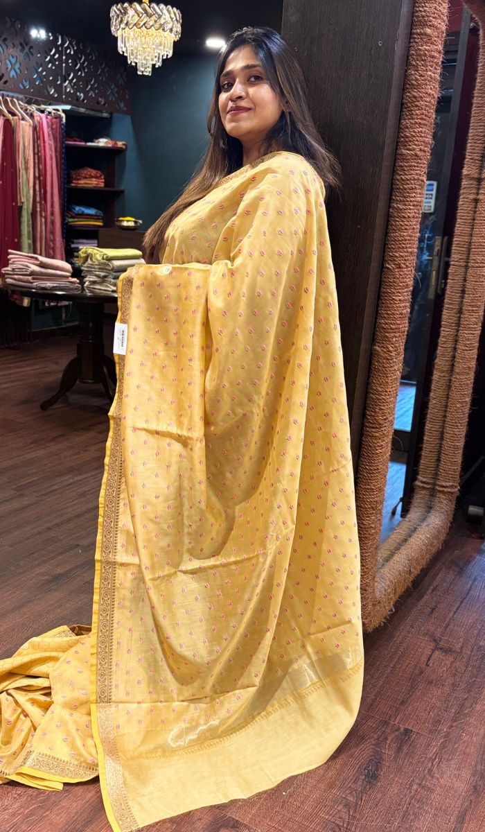 LINEN SAREE 22052523