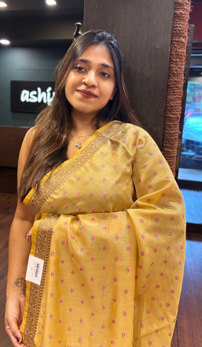 LINEN SAREE 22052523