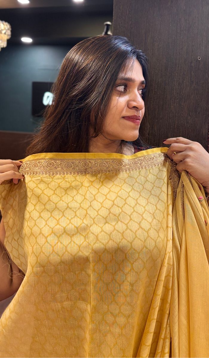 LINEN SAREE 22052523