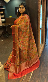 CHANDERI SILK SAREE 01042578