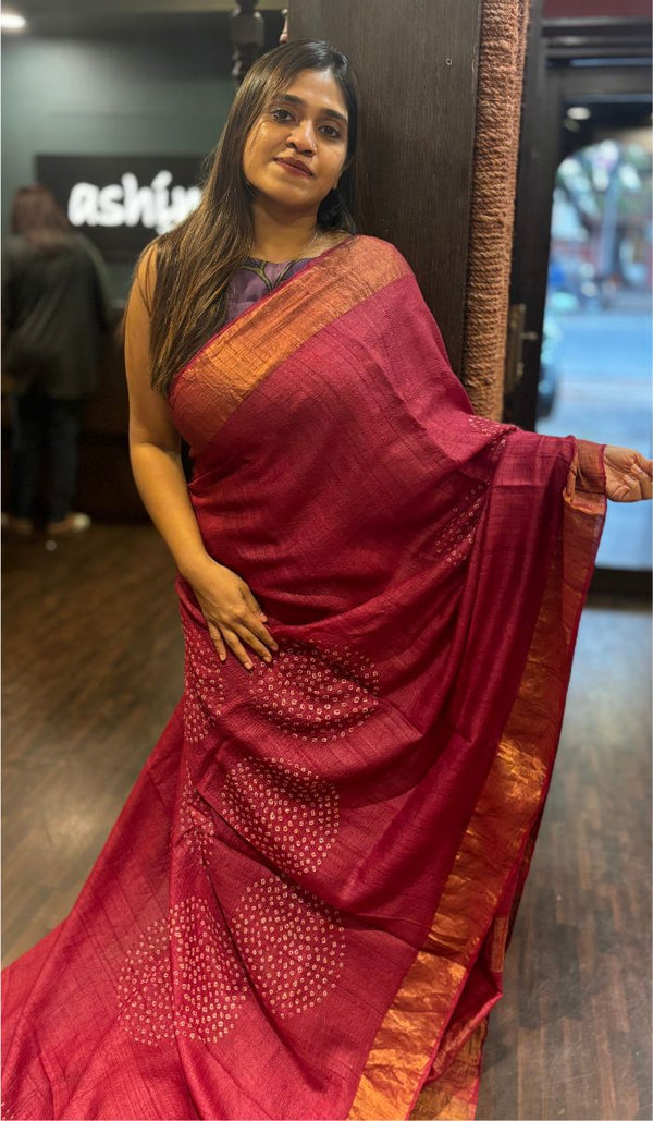 TUSSAR SILK SAREE 09042591