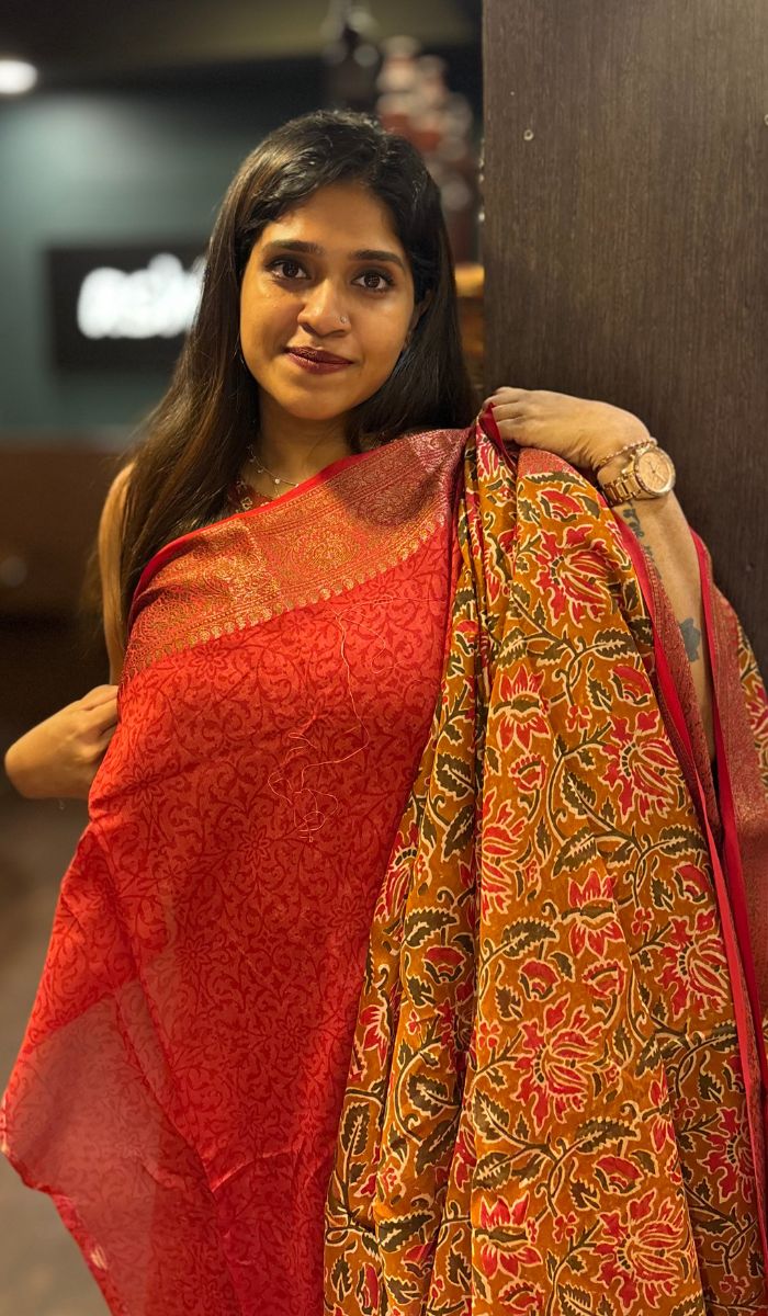 CHANDERI SILK SAREE 01042578