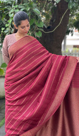 SEMI TUSSAR SILK SAREE 08042525