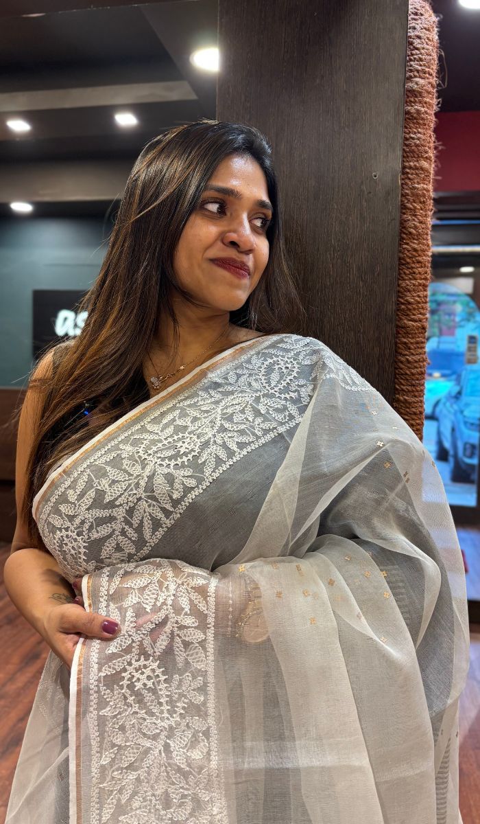 ORGANZA SAREE 1605253