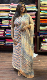 COTTON UNSTITCHED SALWAR 14122514