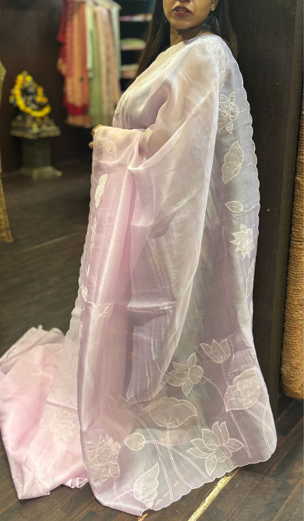 ORGANZA SILK SAREE 30122412