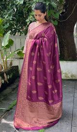 SEMI TUSSAR SILK SAREE 20072519
